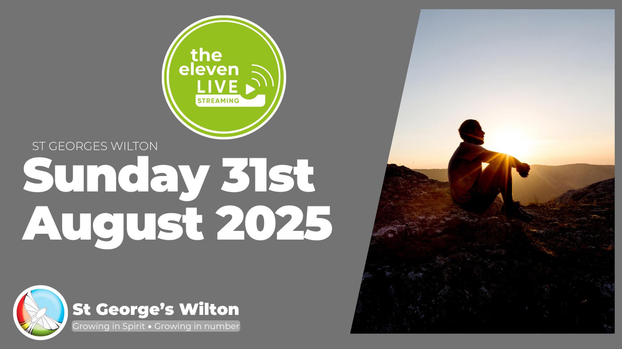 Sunday 31st August 2025 - 11.00am
